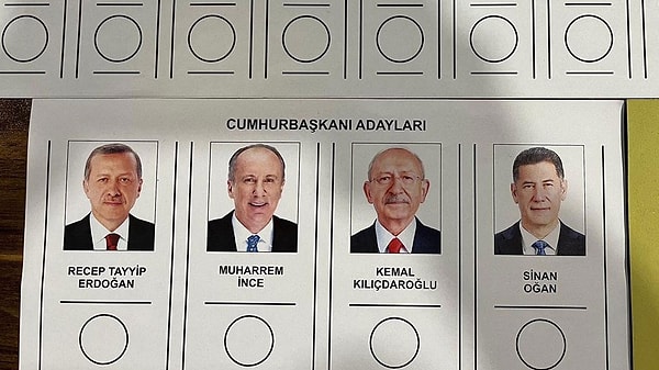 Seçimlerin ilk turunda Recep Tayyip Erdoğan yüzde 49,24, Kemal Kılıçdaroğlu yüzde 45,07, Sinan Oğan ise yüzde 5,28 oranında oy almıştı.