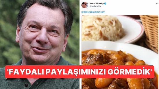 Vedat Milor'un Paylaşımları Nedeniyle Kendisini Eleştiren Kullanıcıya Verdiği Yanıta Bakmalısınız!