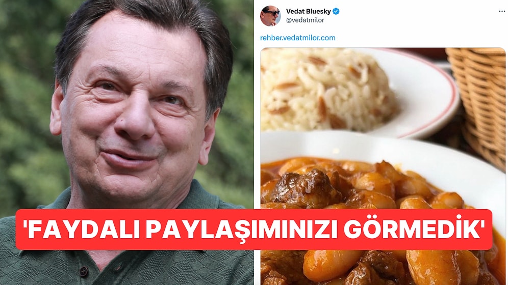 Vedat Milor'un Paylaşımları Nedeniyle Kendisini Eleştiren Kullanıcıya Verdiği Yanıta Bakmalısınız!