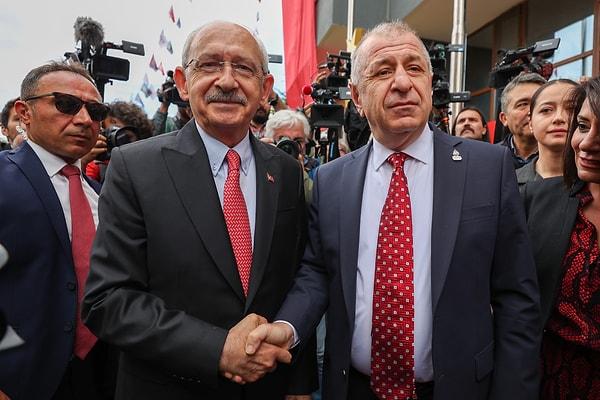 Yapılan o görüşmenin ardından Kılıçdaroğlu ve Özdağ'ın bugün 18.00'de tekrar bir araya geleceği açıklandı.