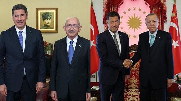 Oğan, Millet İttifakı adayı Kemal Kılıçdaroğlu hemen ardından da Cumhur İttifakı adayı Recep Tayyip Erdoğan ile bir araya geldi ve şartları konuştular.