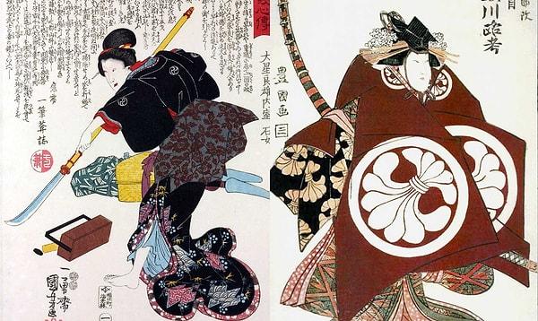 "Onna-bugeisha" olarak bilinen bu kadın savaşçıların rolü genellikle savunma odaklı olurdu.