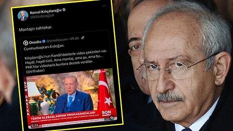 Kemal Kılıçdaroğlu’ndan Erdoğan’a: “Montajcı Sahtekar”