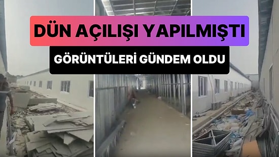 Defne Devlet Hastanesi'nin Açılışından 1 Gün Sonra Kaydedilen Görüntüler Gündem Oldu