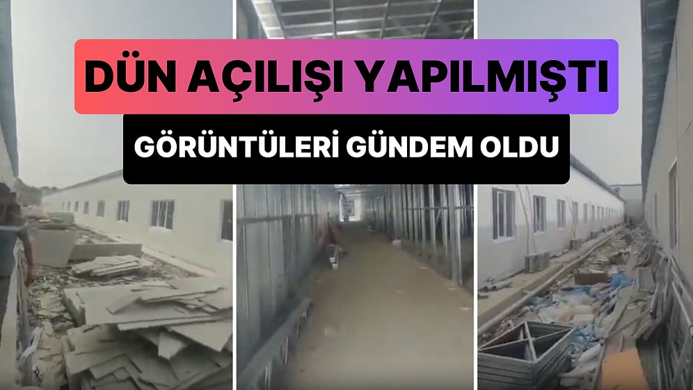 Defne Devlet Hastanesi'nin Açılışından 1 Gün Sonra Kaydedilen Görüntüler Gündem Oldu
