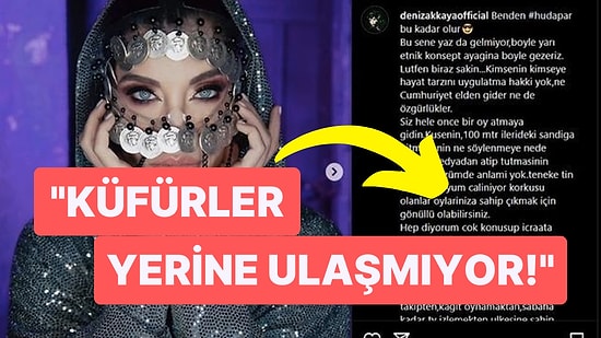 Deniz Akkaya'nın 'Kadınları Sahiplendireceğiz' Diyen HÜDA PAR'a Uygun Giyinip Verdiği Pozlar Gündemde