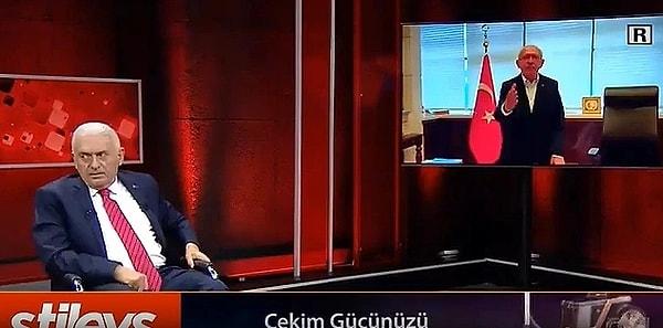 AK Parti Genel Başkanvekili Binali Yıldırım, CNN yayınında videosunu duyunca stüdyoya geldiğini düşünüp tedirgin olduğu Millet İttifakı'nın Cumhurbaşkanı adayı Kemal Kılıçdaroğlu lehine oy istedi!