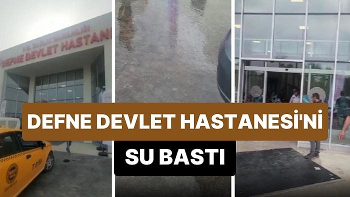 Cumhurbaşkanı Erdoğan'ın Açılışını Yaptığı Defne Devlet Hastanesi'ni Su Bastı
