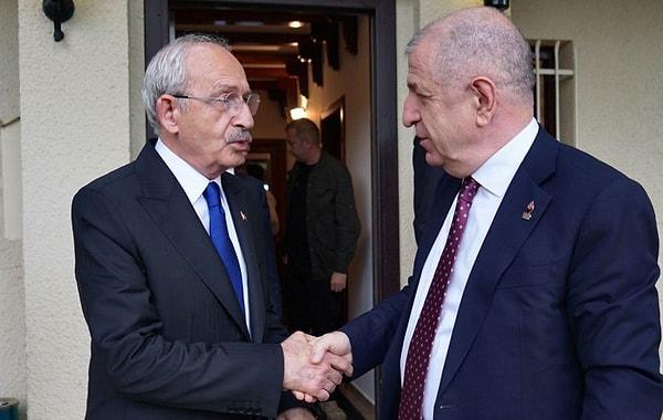 Destek açıklamasının ardından Kemal Kılıçdaroğlu ve Ümit Özdağ arasında imzalanan protokol da basınla paylaşıldı.