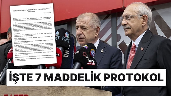 Kılıçdaroğlu’yla Özdağ Arasındaki Protokol de Ortaya Çıktı