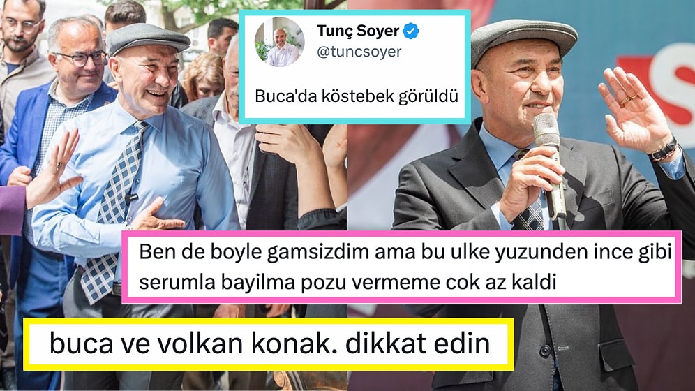 Ortalık Yangın Yeriyken "Buca'da Köstebek Görüldü" Tweeti Atan Tunç Soyer'e Birbirinden Komik Tepkiler Geldi!