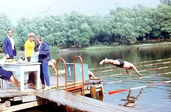 18. Соревнования по плаванию в парке Здоровье.