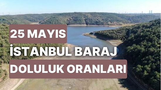 25 Mayıs Perşembe İstanbul Baraj Doluluk Oranlarında Son Durum: İstanbul’da Barajların Yüzde Kaçı Dolu?