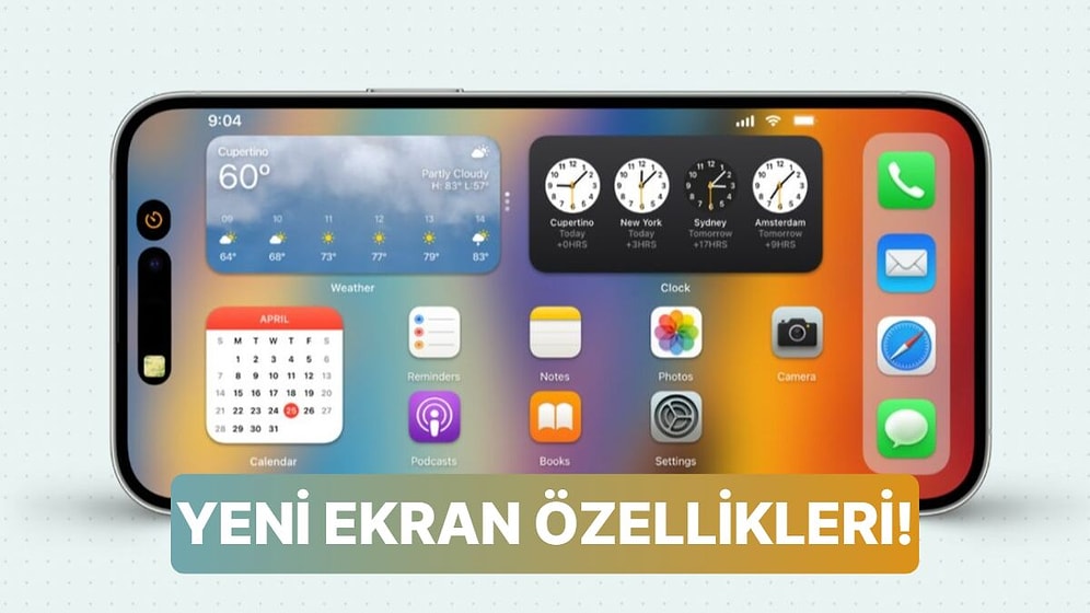 iOS 17, iPhone'ların Kapalıyken Bile Kullanışlı Olmasını Sağlayacak Akıllı Ekran Özelliği İle Beraber Gelecek!