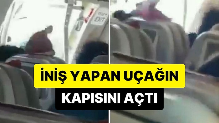 194 Yolculu Uçak İniş Yaptığı Sırada Bir Kişi Kapıyı Açtı: 9 Kişi Hastaneye Kaldırıldı