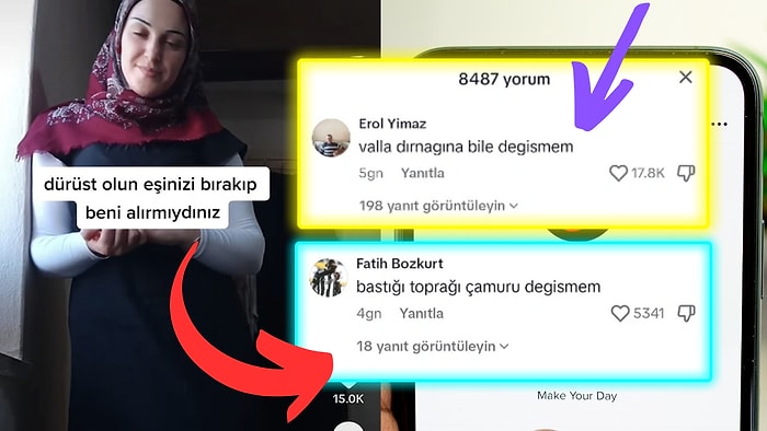 TikTok'ta Evli Erkekler Eşlerine Sadakatlerini Gösteren Peş Peşe Yorumları ile Ağzımızı Açık Bıraktı!