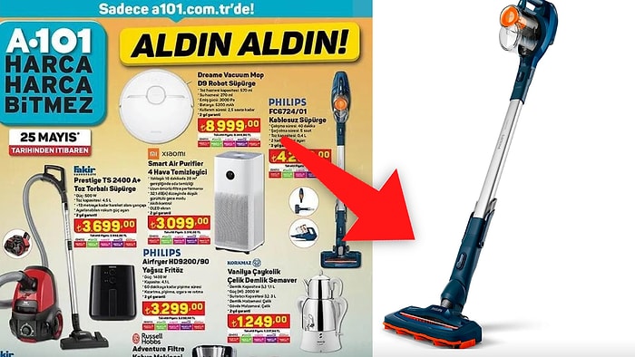 A101'de Satışa Sunulan Philips Kablosuz Süpürge Alınır mı? Özellikleri ve Yorumları