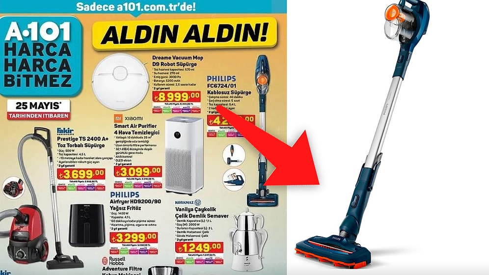 A101'de Satışa Sunulan Philips Kablosuz Süpürge Alınır mı? Özellikleri ve Yorumları