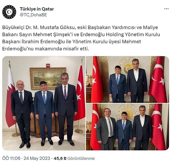 Paylaşılan fotoğraf resmi Türkiye Büyükelçiliği hesabından olurken, önemli CEO'lar da görüşmelere katıldı.