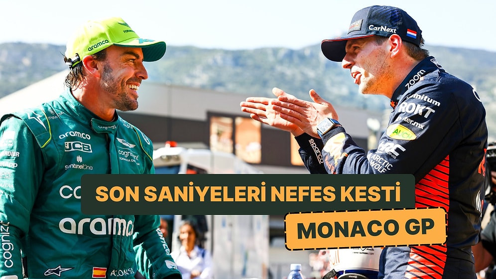 Nefes Kesen F1 Monako Grand Prix'si Sıralama Turlarında Pole Pozisyonu Max Verstappen'in!