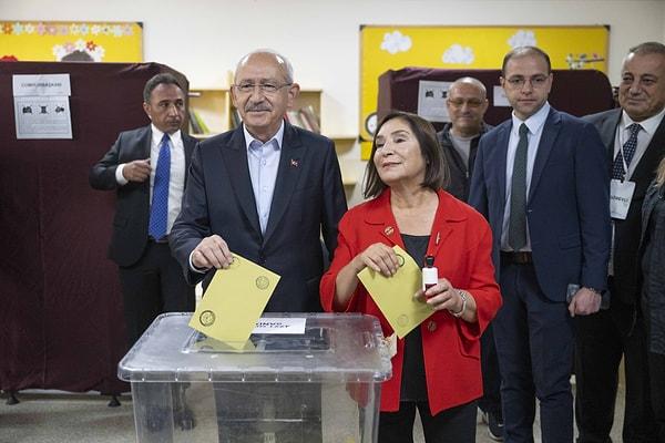 Kılıçdaroğlu, oy kullandığı sandıktan 1'inci çıktı