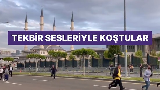 Tekbir Sesleriyle Cumhurbaşkanlığı Külliyesi'ne Koştular