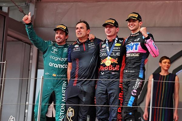Monako Grand Prix'sinin ardından pilotlar klasmanının ilk 5 sırası şöyle oluştu: