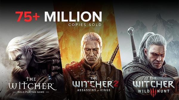 CD Projekt Red'in açıklamasına göre tüm seri toplamda 75 milyon adet satmayı başarmış.