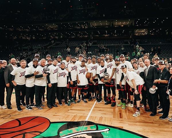 NBA'de Doğu Konferansı finali yedinci maçında Miami Heat, Boston Celtics’i 103-84 mağlup ederek seride durumu 4-3’e getirdi ve NBA Finalleri’nde Denver Nuggets’ın rakibi oldu.