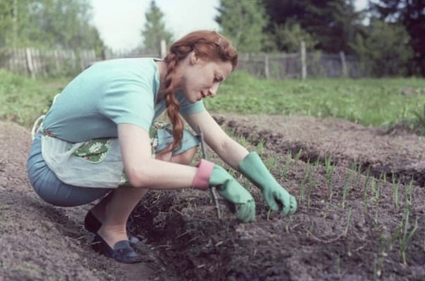 Майя Плисецкая, солистка балета Большого театра СССР (ГАБТ) на даче в Подмосковье, 1962
