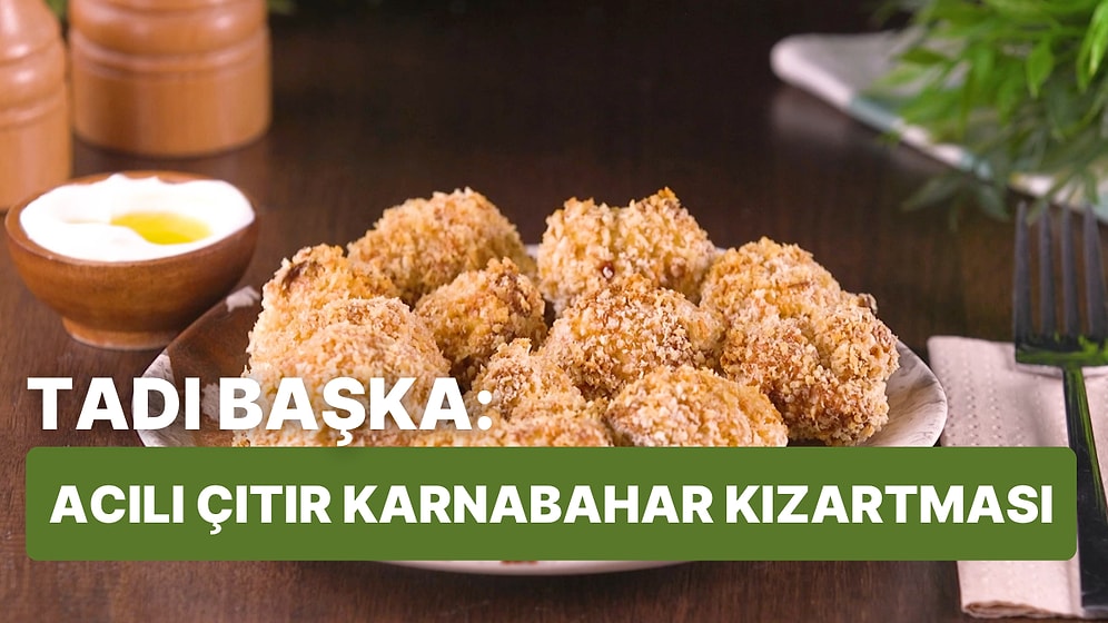 Nar Gibi Kızarır: Acılı Çıtır Karnabahar Kızartması