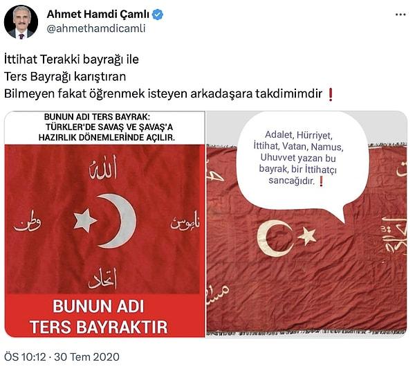 İstanbul'da AK Parti İl Genel Meclis Üyeliği ve AK Parti Belediye Meclis Üyeliğine seçilen Ahmet Hamdi Çamlı'nın  2020 yılındaki paylaşımı akıllara geldi.