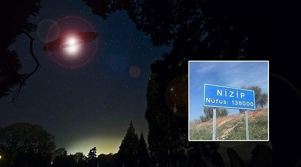 Tarihte bilinen ilk kayıtlı ve tanıklı UFO’nun görülmesi 19 Ekim 1839 gecesi gerçekleşiyor ve birçok kişinin tanık olduğu ışıklar, bugün Gaziantep’e bağlı olan Nizip’te görülmüş.