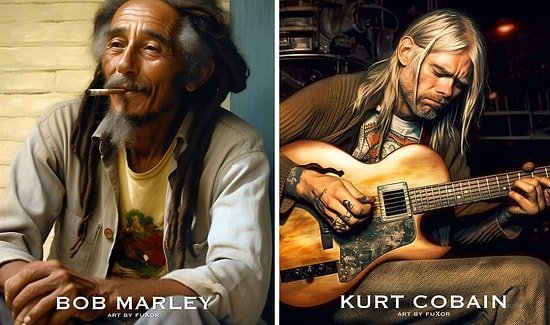 ИИ сгенерировал, как могли бы выглядеть сегодня эти 12 звезд, если бы были живы