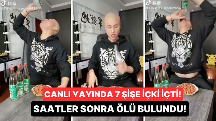 Canlı Yayında Challenge Uğruna 7 Şişe İçki İçen Çinli TikTok Fenomeninin Birkaç Saat Sonra Ölüm Haberi Geldi