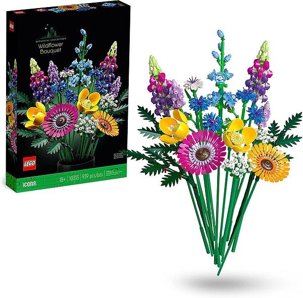 6. LEGO Icons kır çiçekleri buketi seti.