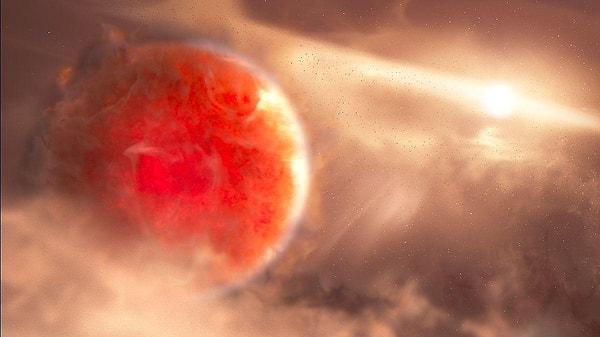 Gökbilimciler ilk kez güneş sistemimizin dışında bir cismi çevreleyen bir radyasyon kuşağı tespit ettiler.