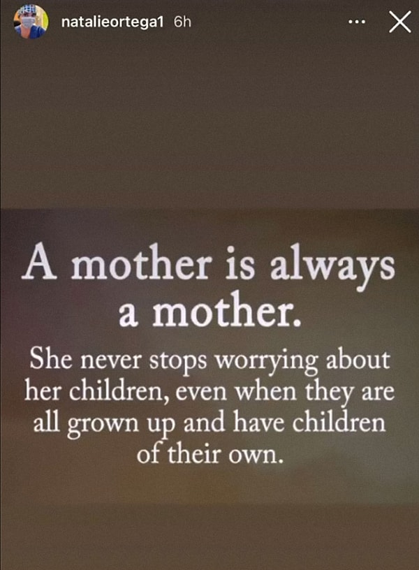 А в конце написала., что мама всегда остается мамой, даже если у ее детей уже есть дети