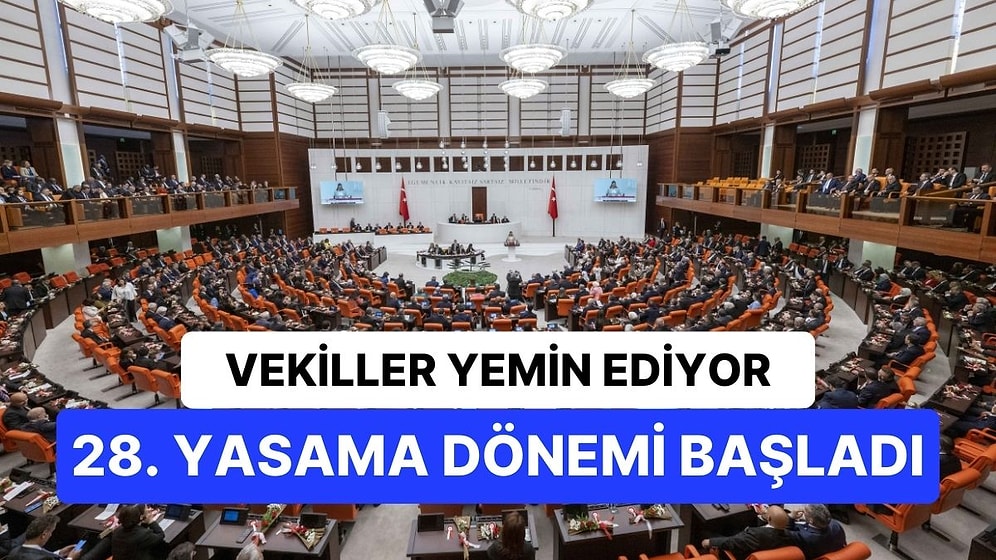 Meclis'te Yeni Dönem Düzenlenen Törenle Başladı
