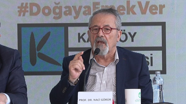 Bilim Akademisi Üyesi, Yer Bilimci Prof. Dr. Naci Görür, Kadıköy Belediyesi'nin düzenlediği Çevre Festivali'ne katıldı.