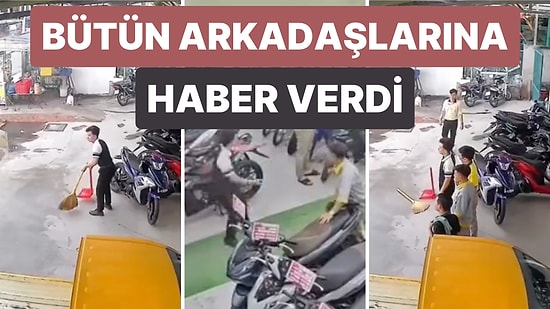 Çalıştığı Dükkanın Önünden Güzel Bir Kadın Geçtiğini Görünce Koşarak Bütün Arkadaşlarına Haber Veren Genç