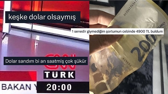 Doların 23 Lirayı Geçmesinden Giyilmeyen Giysinin Cebinden Çıkanlara Son 24 Saatin Viral Tweetleri