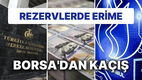 Tarihi Düşüş Bitmedi! Merkez'de Rezervlerin Erimesi Sürüyor: KKM Artarken, Yabancı Borsa'dan Kaçıyor