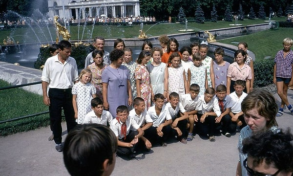 22. Школьная экскурсия в Петергофе, 1960-ые