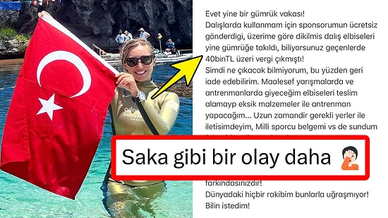 Milli Sporcu Dalış Rekortmeni Şahika Ercümen, Gümrüğe Takılan Ekipmanları İçin Ettiği İsyanla Gündemde
