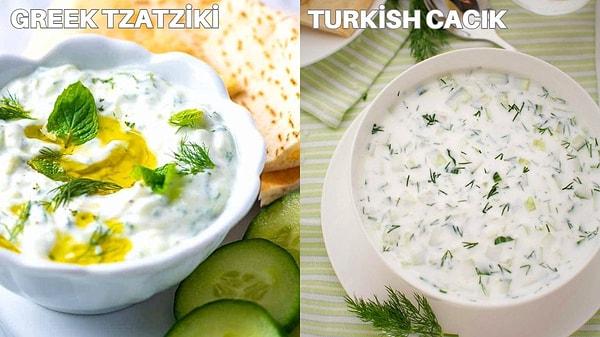 Tzatziki and Cacık : Two Sides of the Aegean Sea, Two Expressions of Mediterranean Flavor