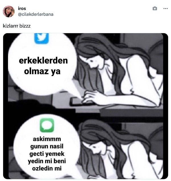 Bu da günün "Kızlar biiiiz" paylaşımı;