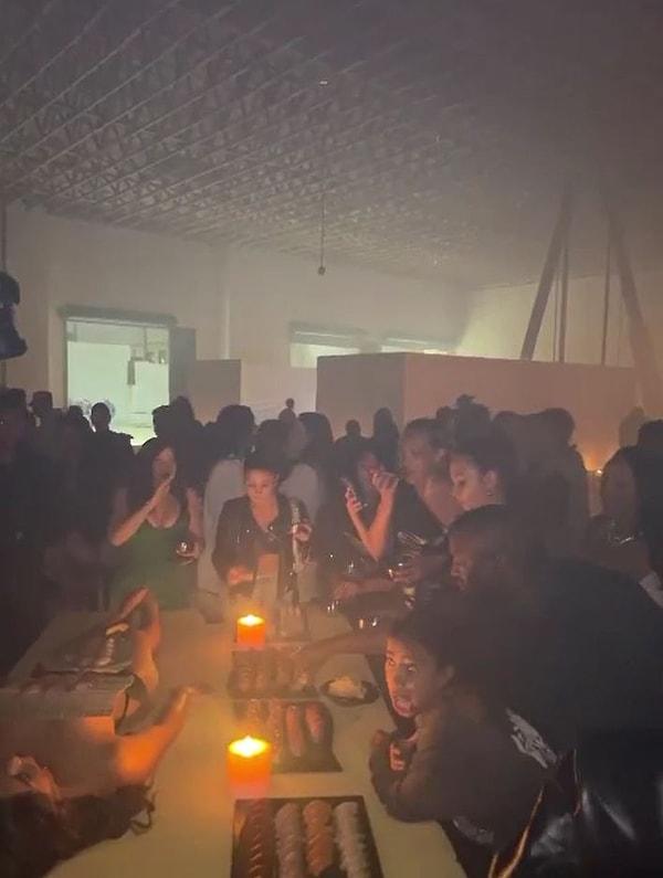 Partide çekilen bir videoda North, kadının yattığı masanın yanında görülebiliyor.