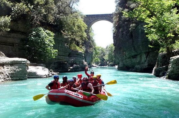 White Water Rafting in Köprülü Canyon