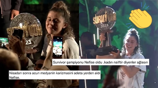 Survivor’ın Üçüncü Kadın Şampiyonu Nefise Karatay’a Gelen İlk Tepkiler!